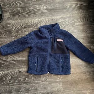 Vineyard Vines Navy Toddler Zip Up
